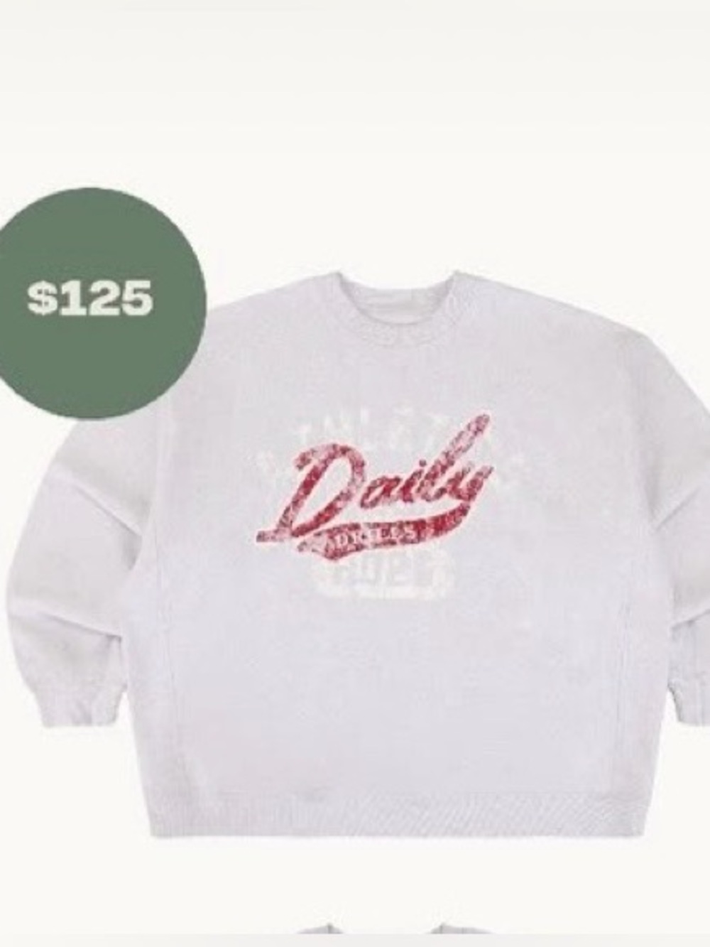 Daily Drills XSmall/Small On Tour Fleece Sweatshirt. ⚡️💕